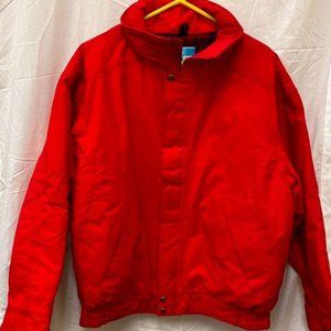 Teton Woolrich Mens Vintage Snow Jacket Red Nylon